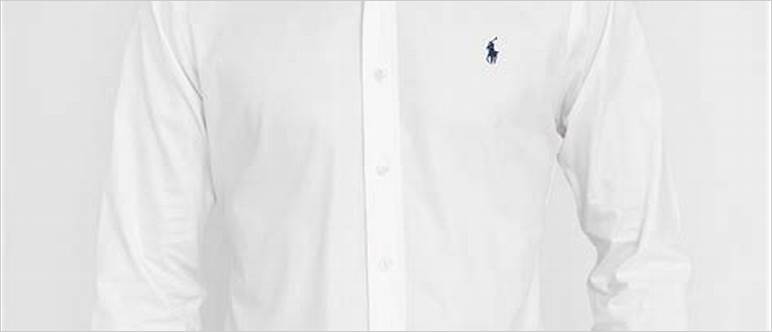 White polo dress shirt